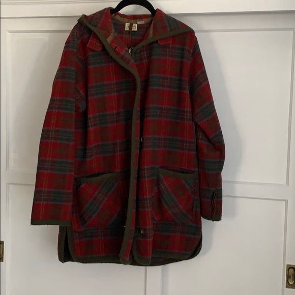 Woolrich Jackets & Blazers - Wool and nylon plaid coat